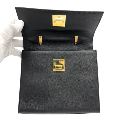 Céline -, Black, Leather, handbag