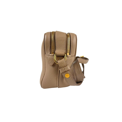 Prada Vitello phenix, Beige, Leather, shoulder