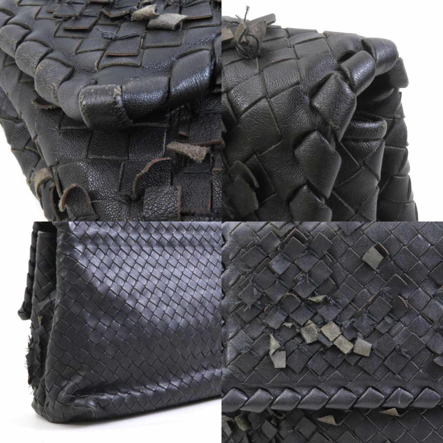 Bottega Veneta Olimpia, Black, Leather, shoulder