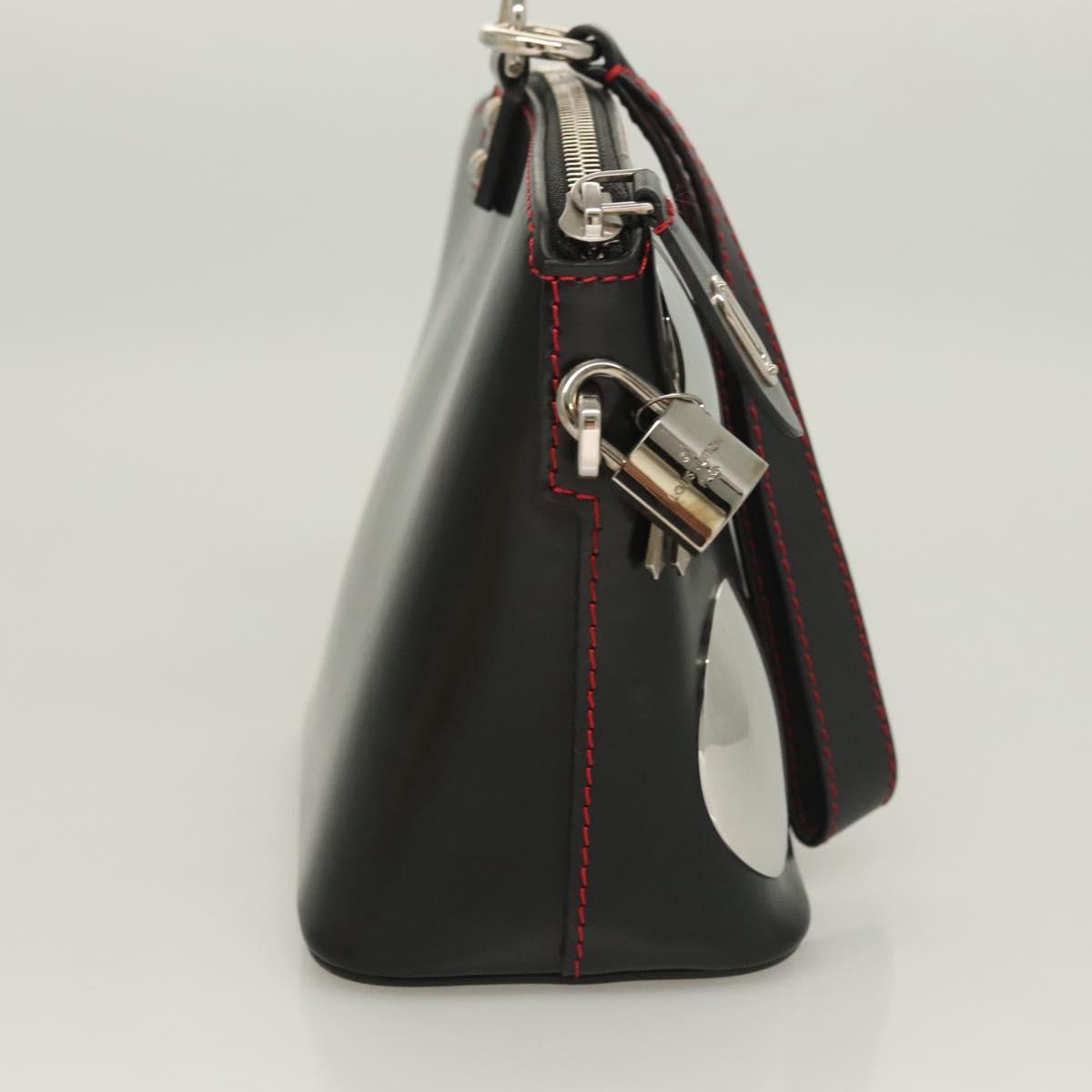 Louis Vuitton Suhari, Black, Leather, handbag