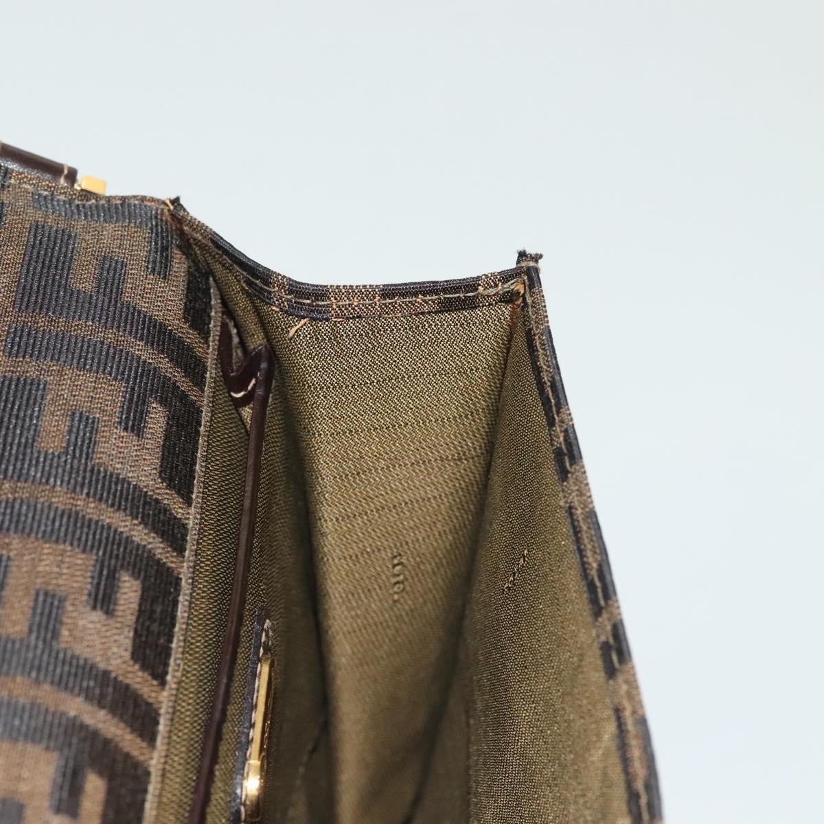 Fendi Zucca, "BEIGE, BROWN", Canvas, shoulder