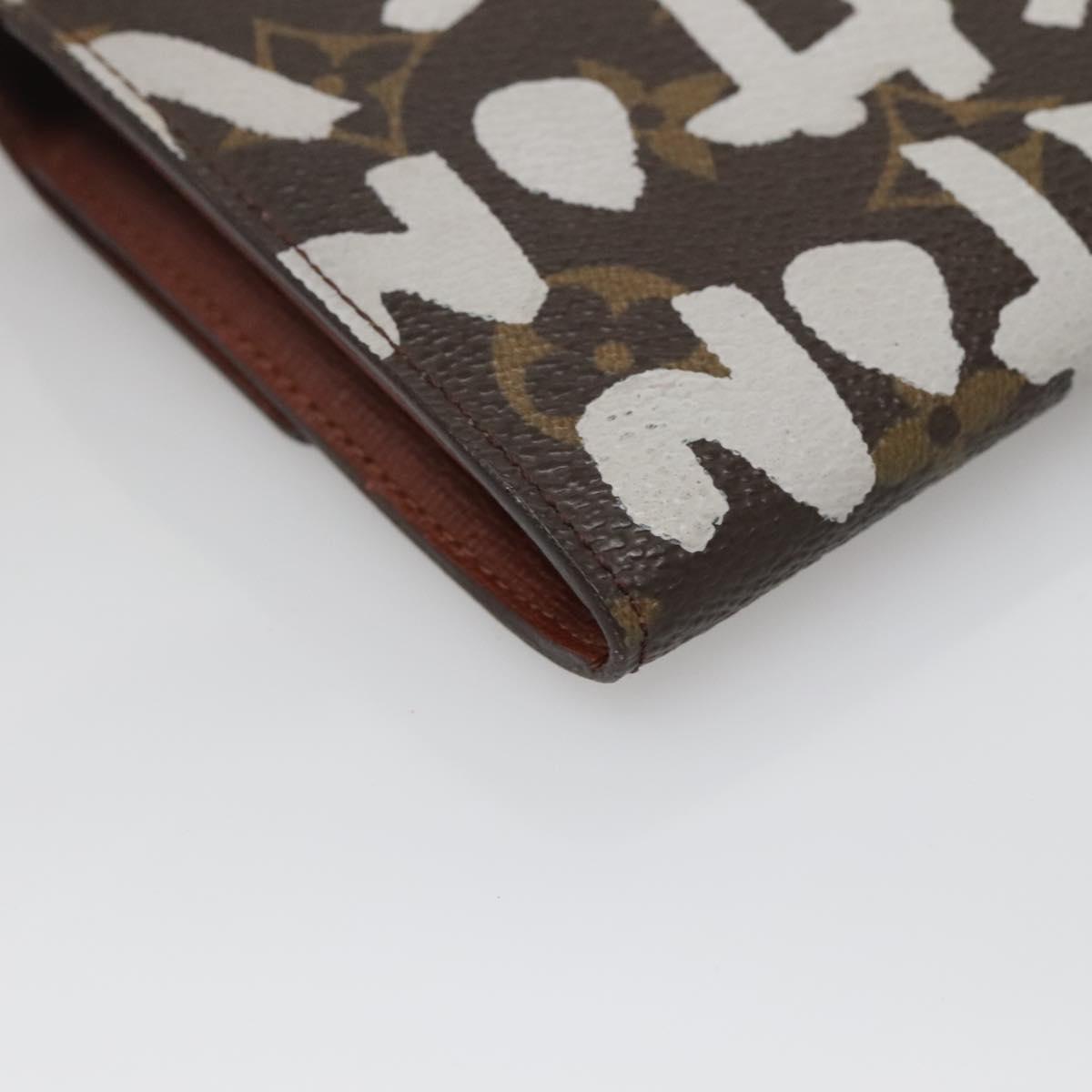 Louis Vuitton Porte Monnaie Credit, Brown, Canvas, wallet