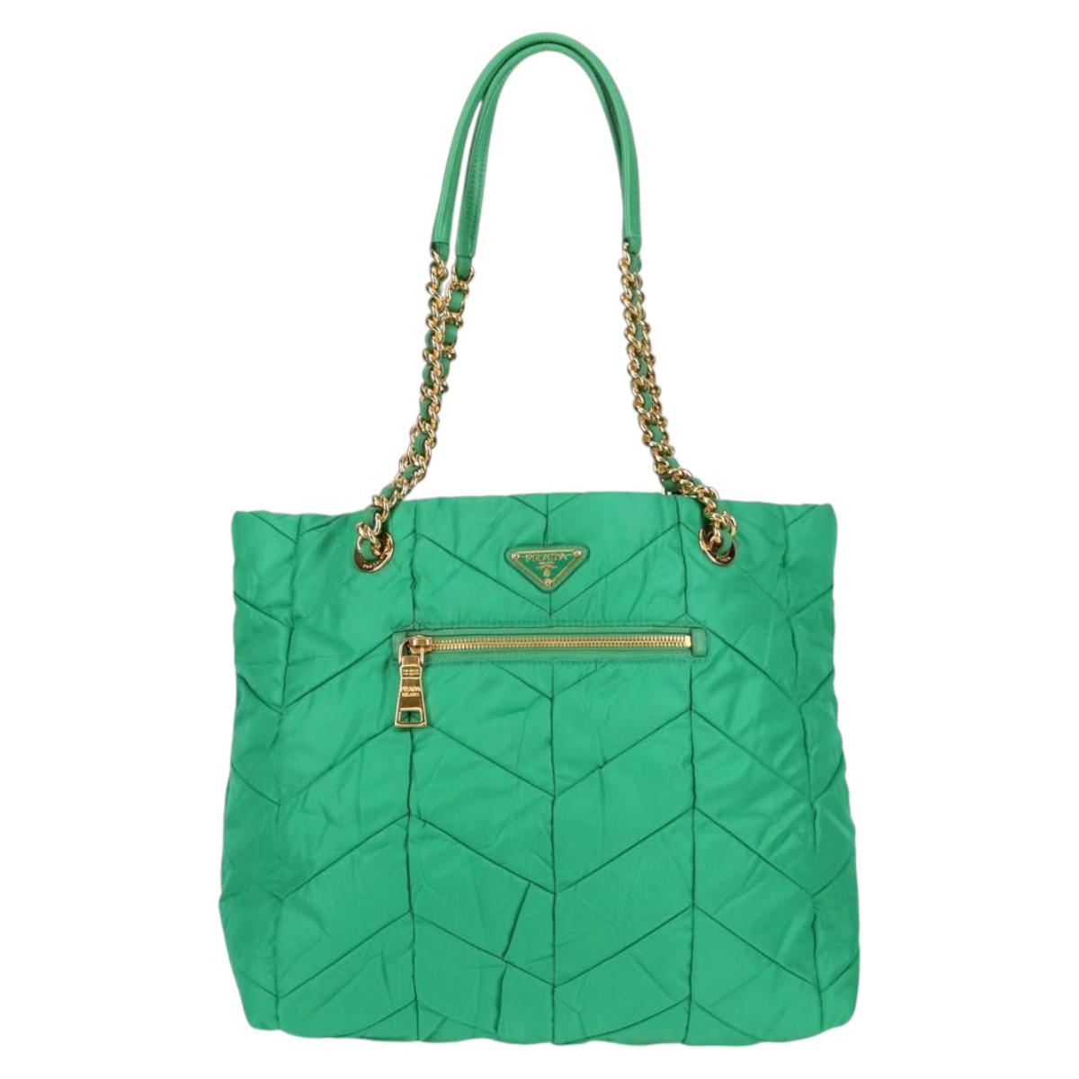 Prada Re-edition, Green, NYLON, tote