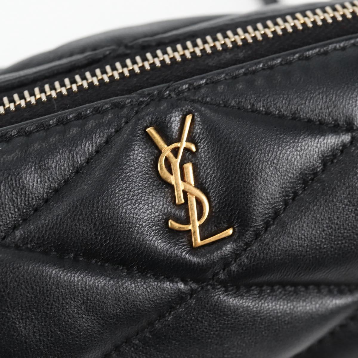 Yves Saint Laurent, Black, Leather, shoulder