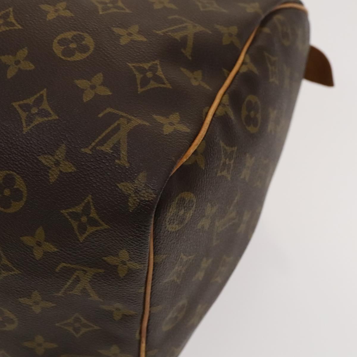Louis Vuitton Keepall 45, Brown, Canvas, travel