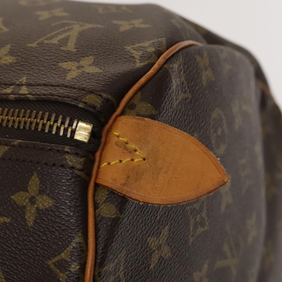 Louis Vuitton Keepall 55, Brown, Canvas, travel