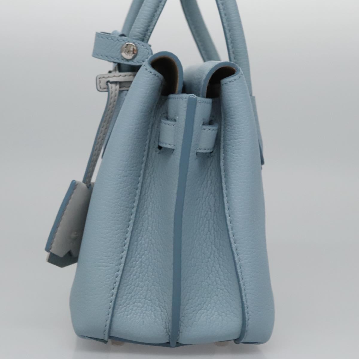 MCM Milla, Blue, Leather, handbag