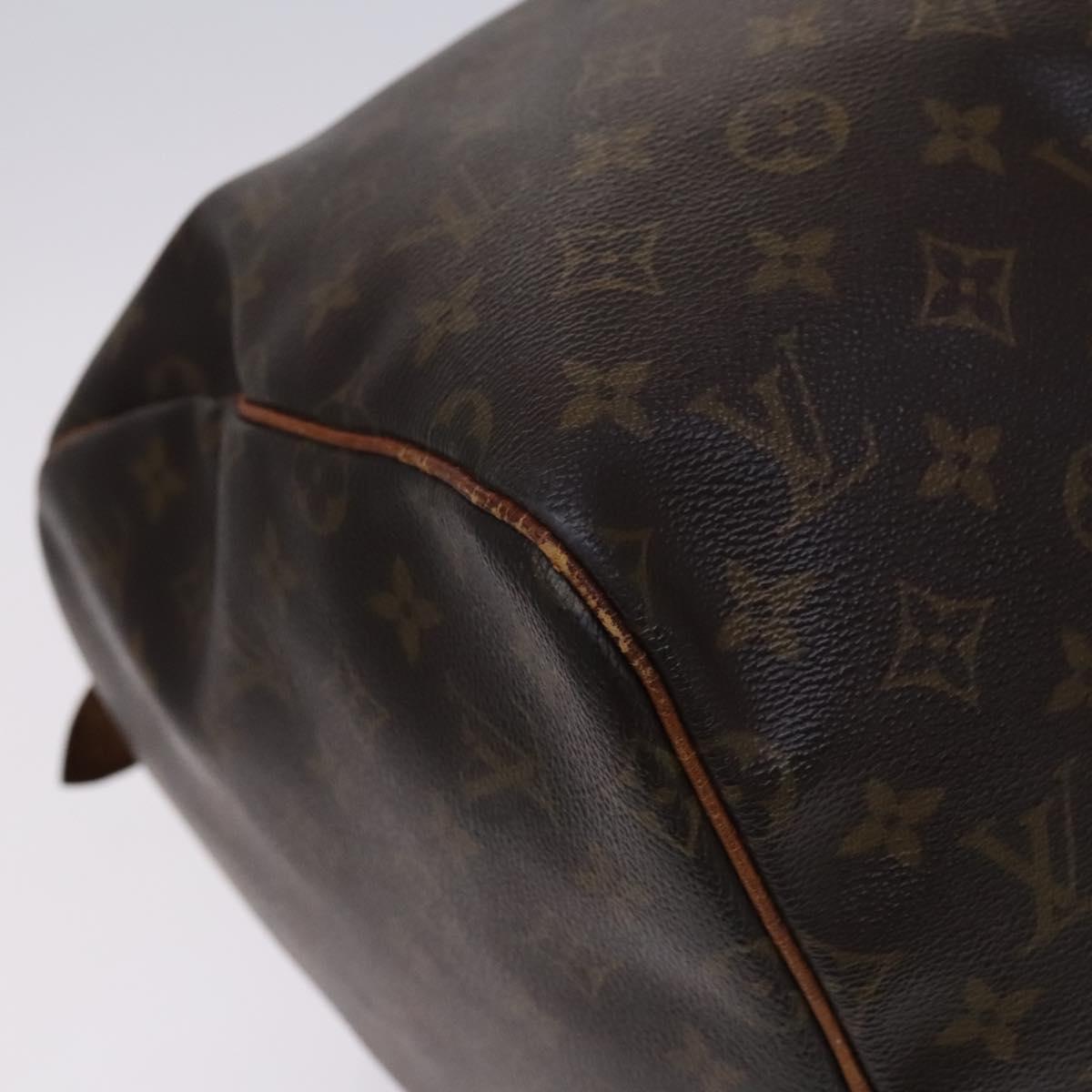 Louis Vuitton Keepall 55, Brown, Canvas, travel