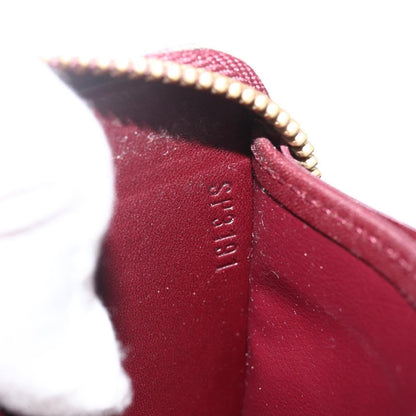 Louis Vuitton Zippy Leather, Red, Patent Leather, Wallet