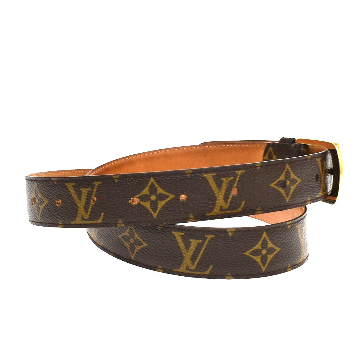 Louis Vuitton Ellipse Belt Monogram Canvas, Brown, Canvas, Belt