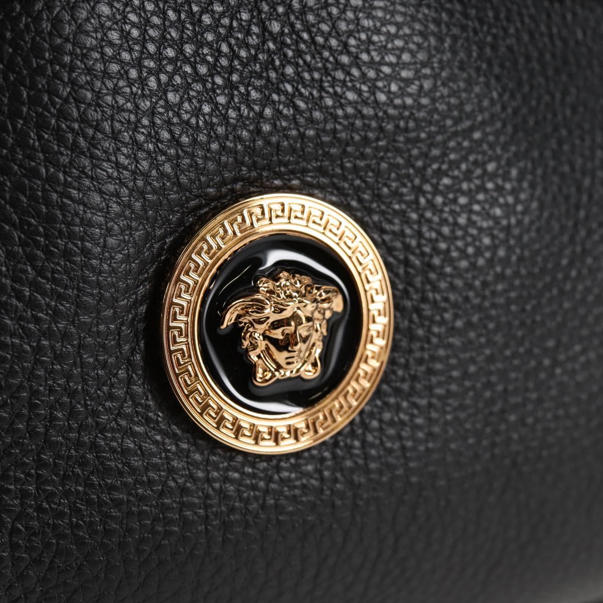 Versace Medusa, Black, Leather, backpack