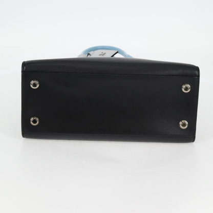 Louis Vuitton Steamer, Black, Leather, handbag