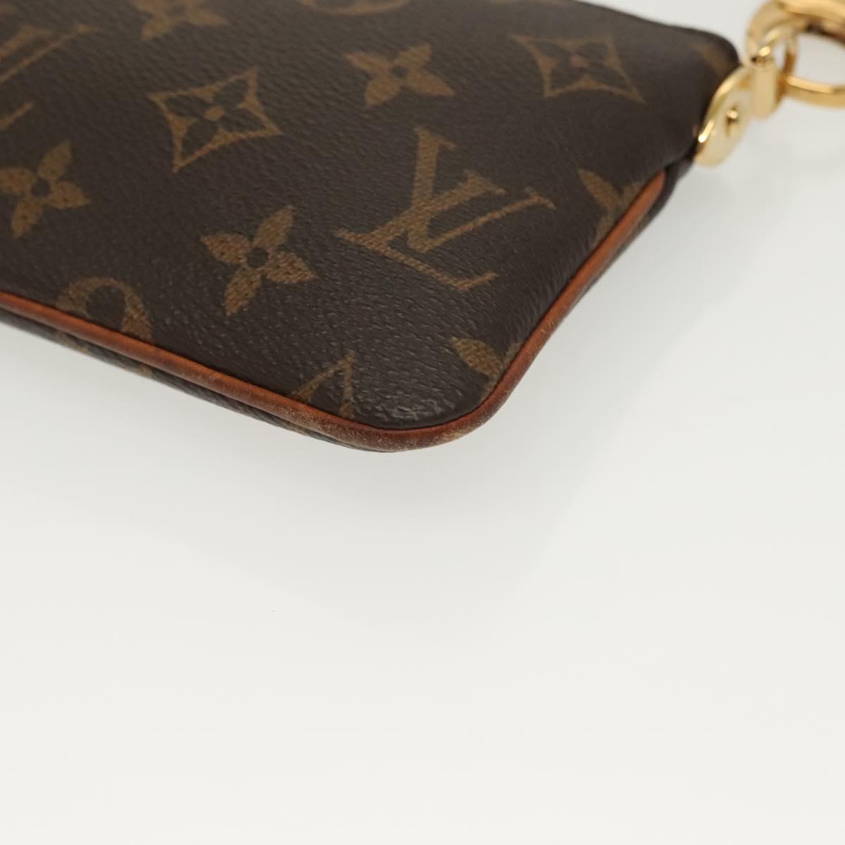 Louis Vuitton Milla, Brown, Canvas, clutch