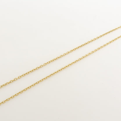 Christian Dior CD Heart Metal, Gold, Metal, Necklace