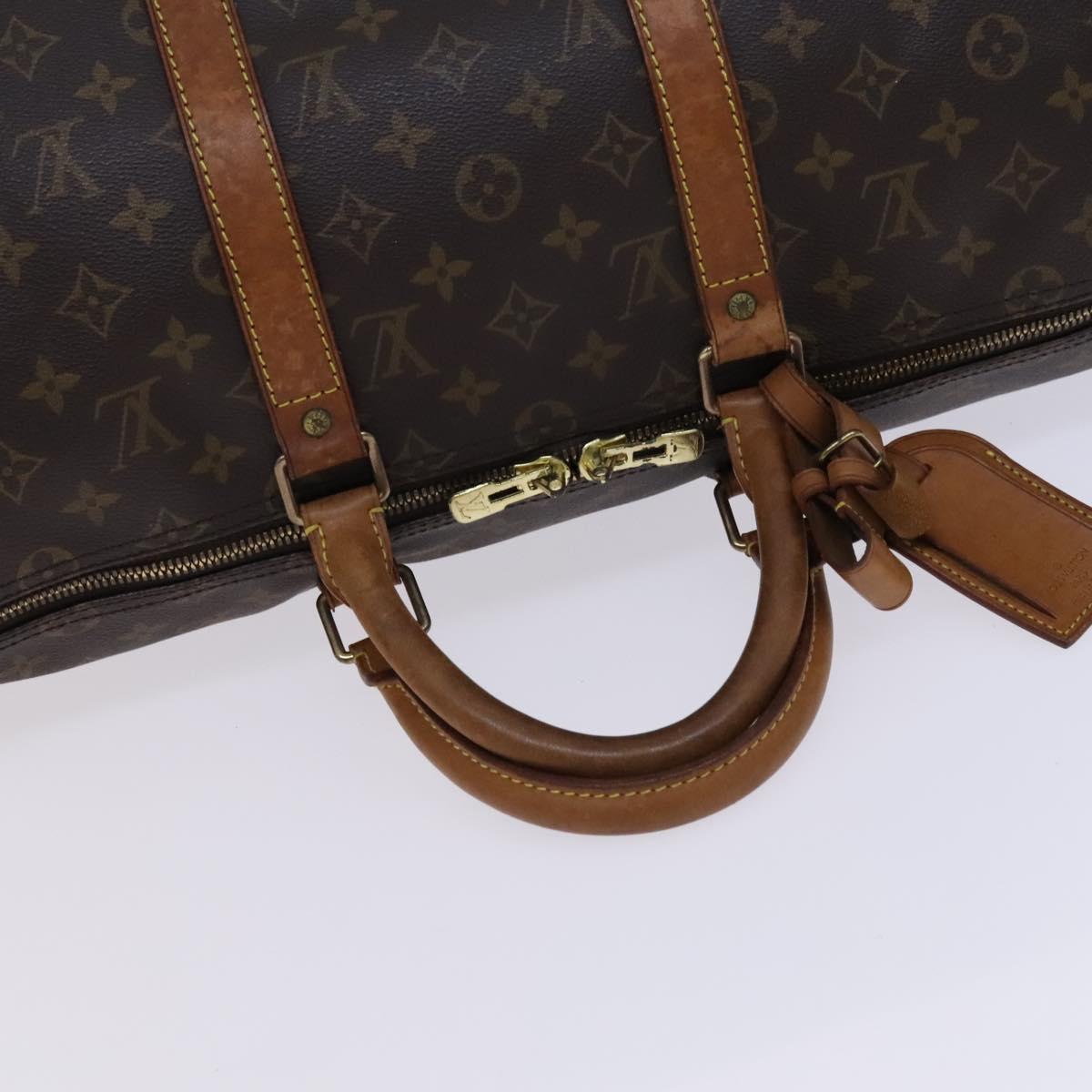 Louis Vuitton Keepall 50, Brown, Canvas, travel
