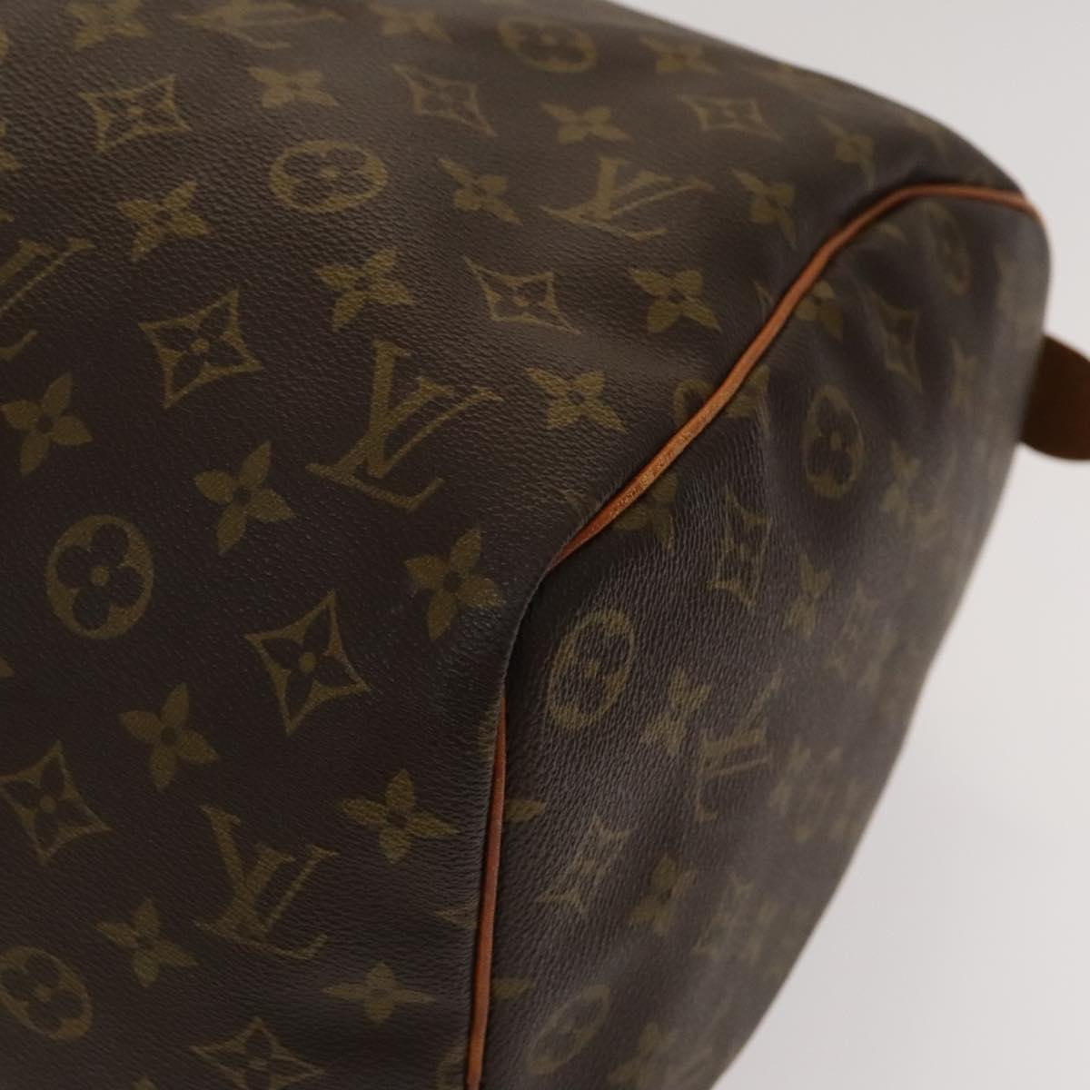 Louis Vuitton Keepall 45, Brown, Canvas, travel
