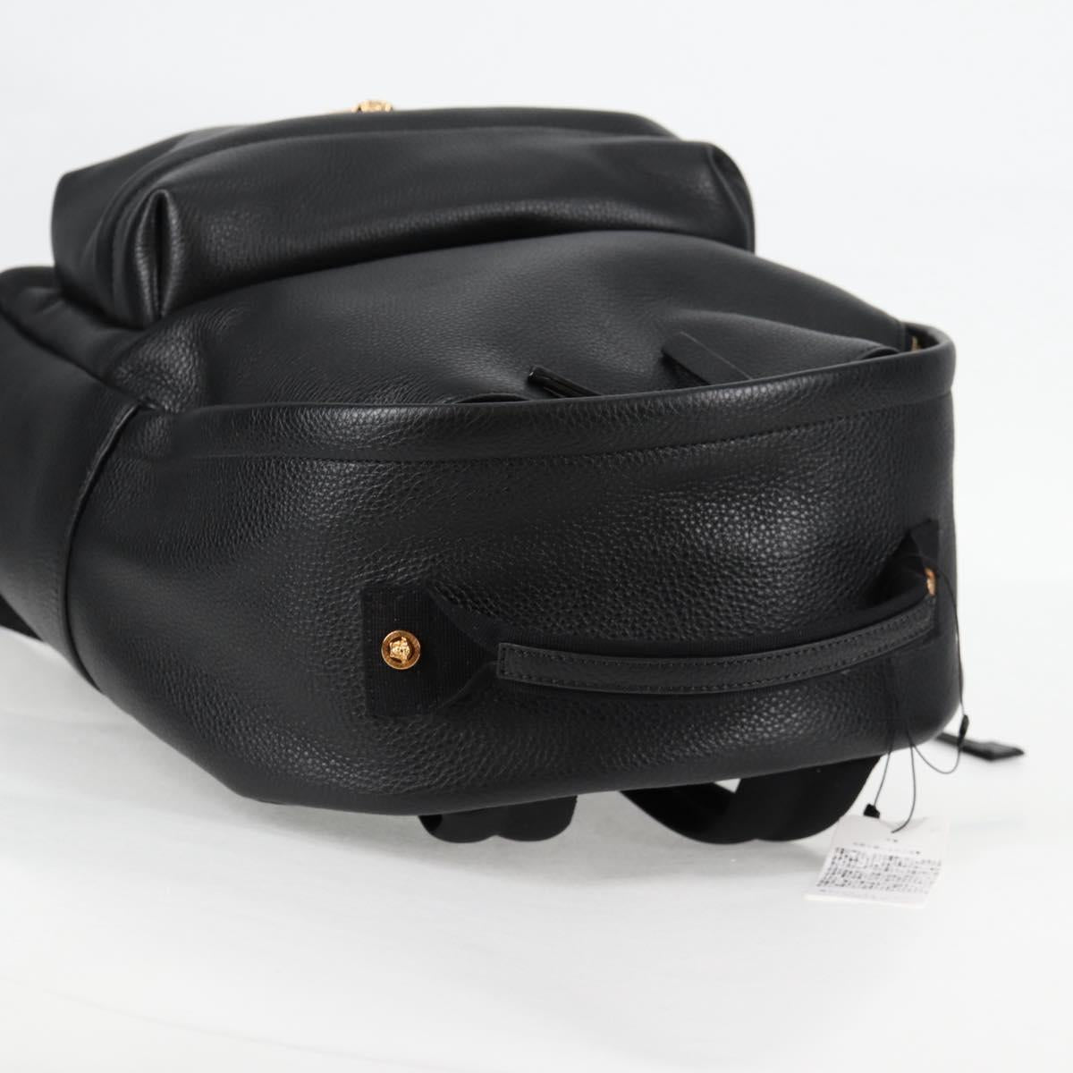 Versace Medusa, Black, Leather, backpack
