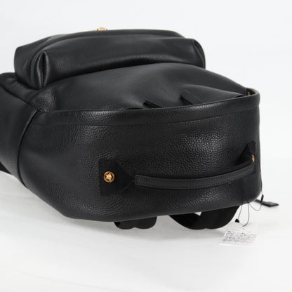 Versace Medusa, Black, Leather, backpack