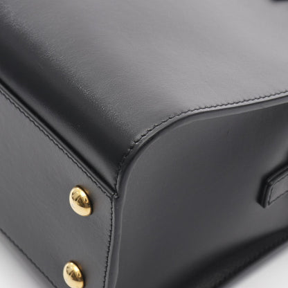 Saint Laurent Baby Cabas, Black, Leather, handbag