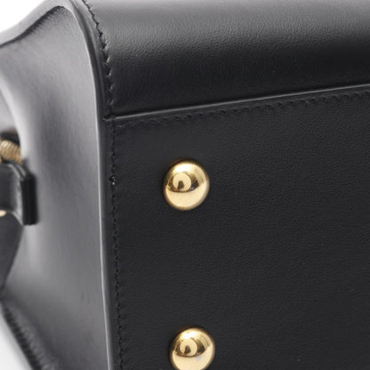 Saint Laurent Baby Cabas, Black, Leather, handbag