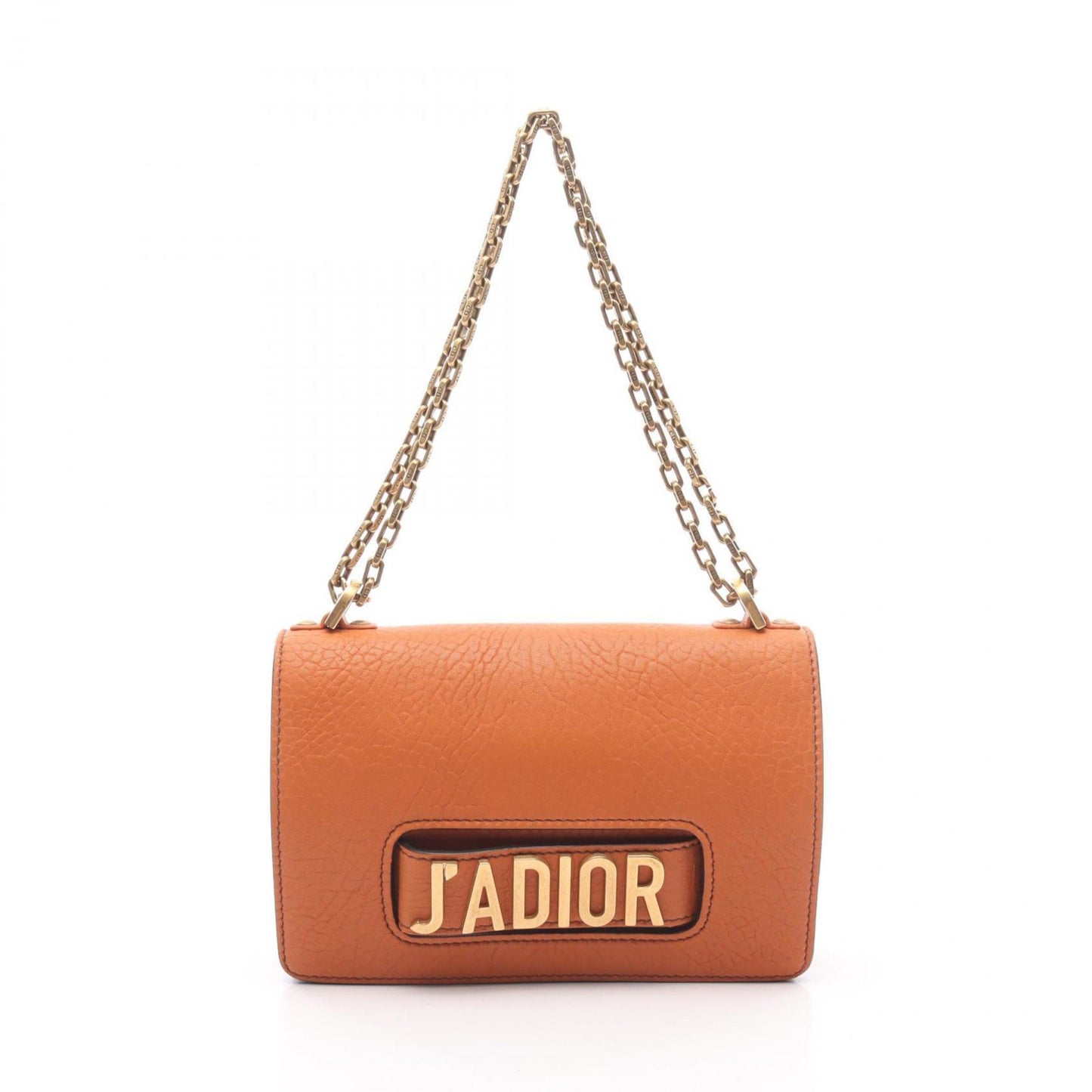 Dior J'Adior, Orange, Leather, shoulder