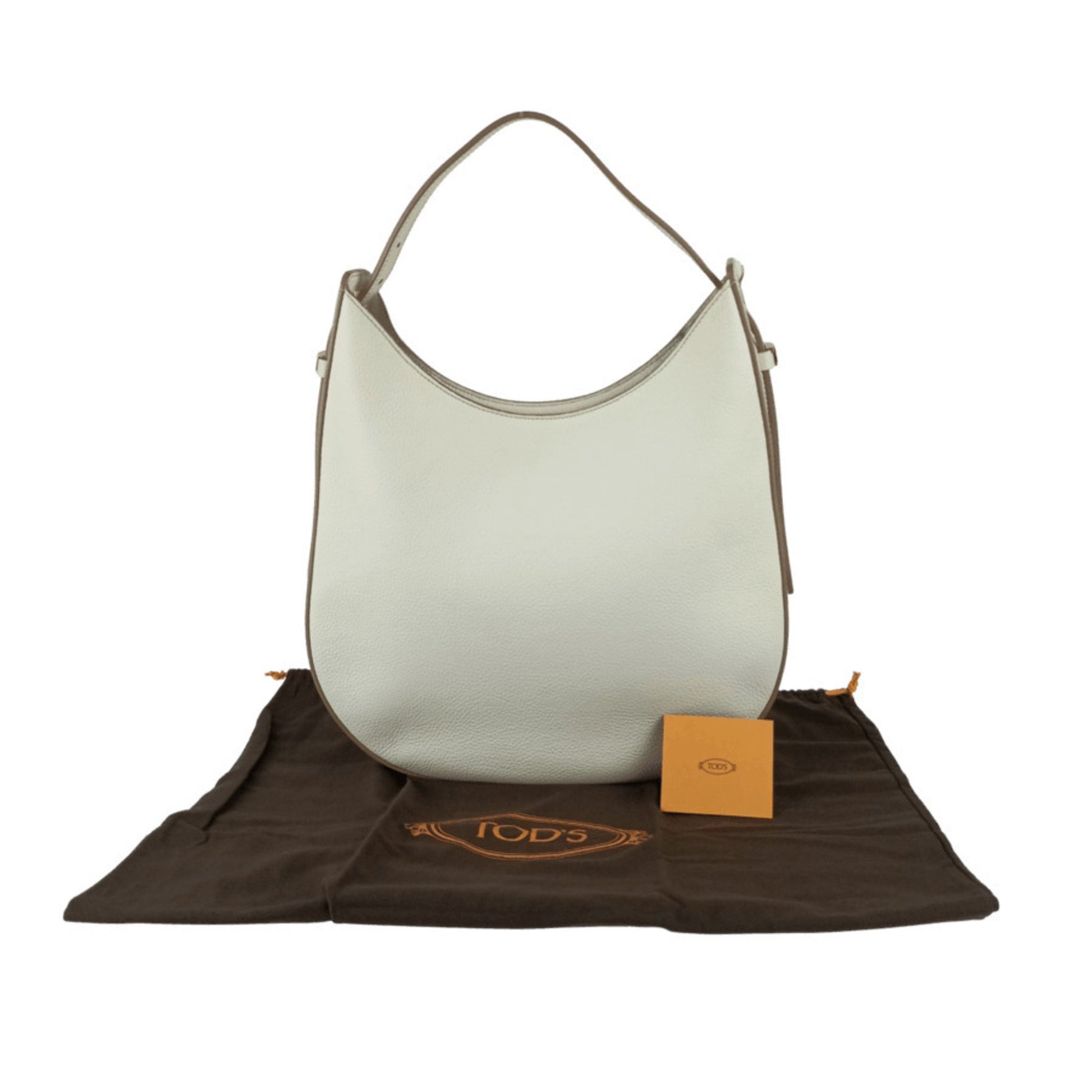 TOD'S -, White, Leather, tote