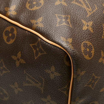 Louis Vuitton Keepall 60, Brown, Canvas, travel