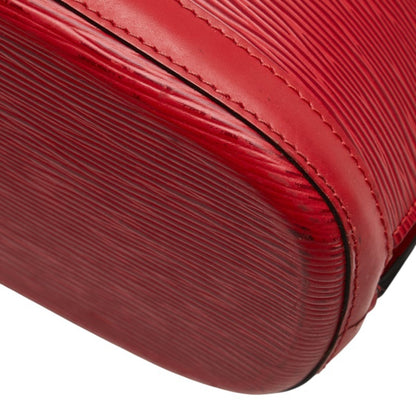 Louis Vuitton Lussac, Red, Leather, tote