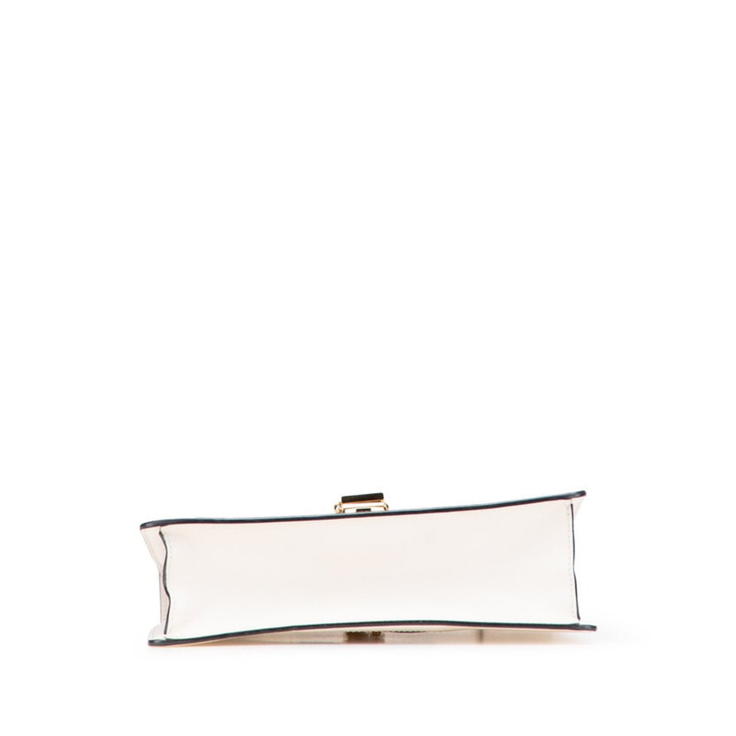 Gucci Sylvie, White, Leather, handbag