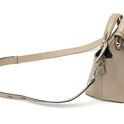 Fendi By the way Medium, Grey, Leather, handbag