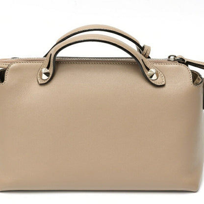 Fendi By the way Medium, Grey, Leather, handbag