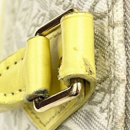 Louis Vuitton Alma BB, Yellow, "CANVAS, LEATHER", handbag