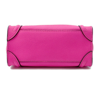Céline Luggage, Pink, Leather, handbag