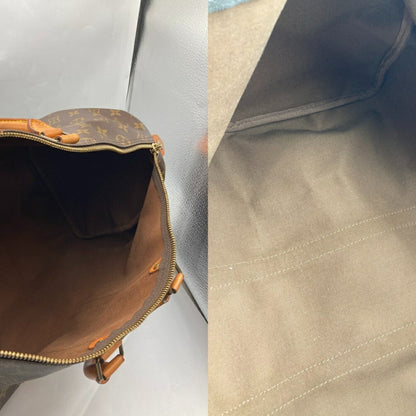 Louis Vuitton Keepall Bandouliere 45, Brown, Canvas, travel