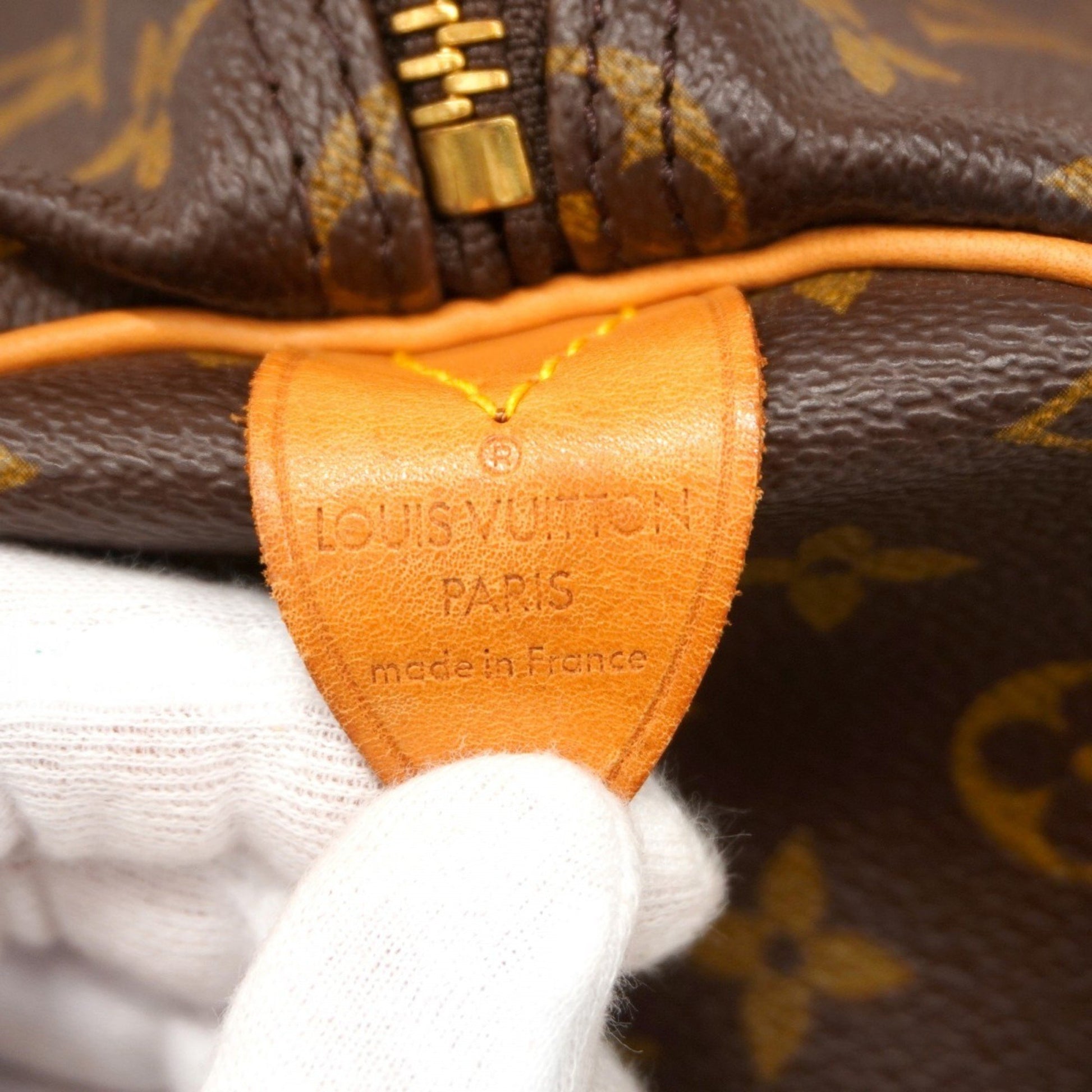 Louis Vuitton Keepall 55, Brown, Canvas, travel