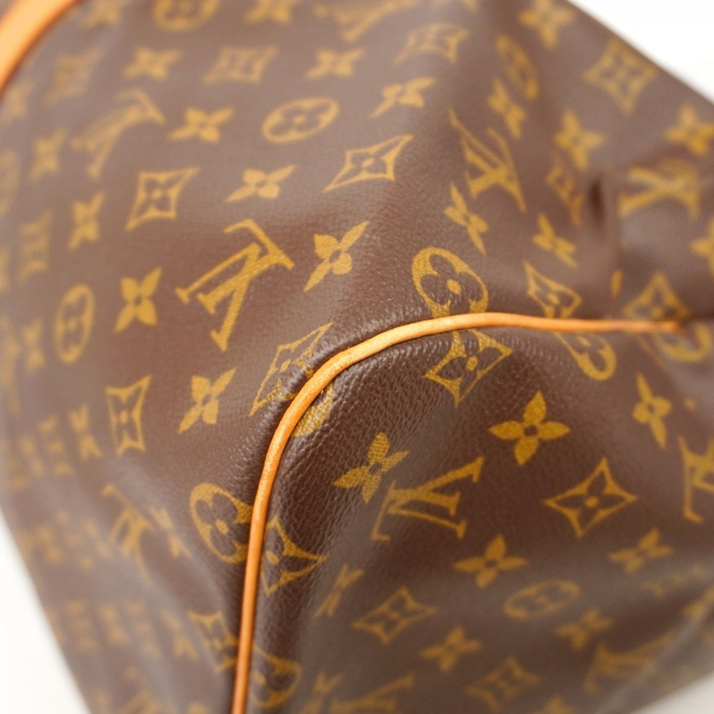 Louis Vuitton Keepall 55, Brown, Canvas, travel
