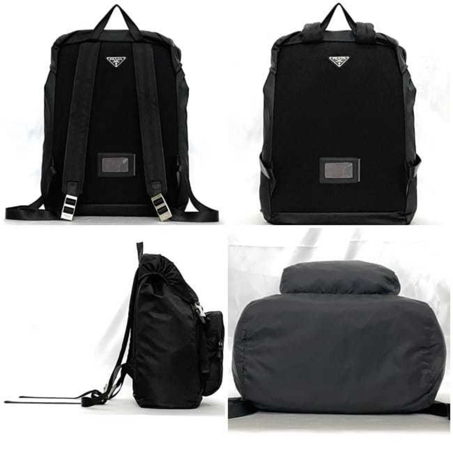 Prada Tessuto, Black, NYLON, backpack