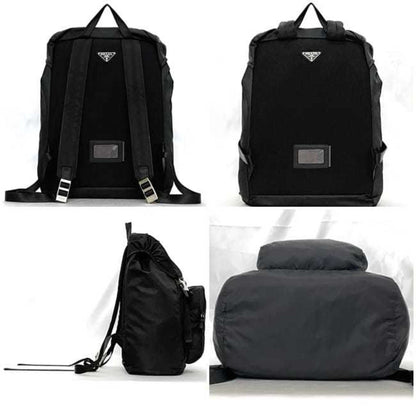 Prada Tessuto, Black, NYLON, backpack
