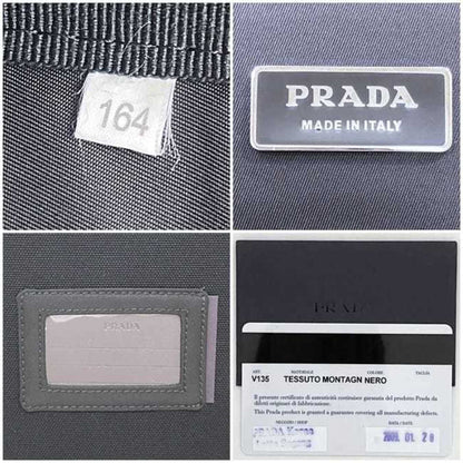 Prada Tessuto, Black, NYLON, backpack
