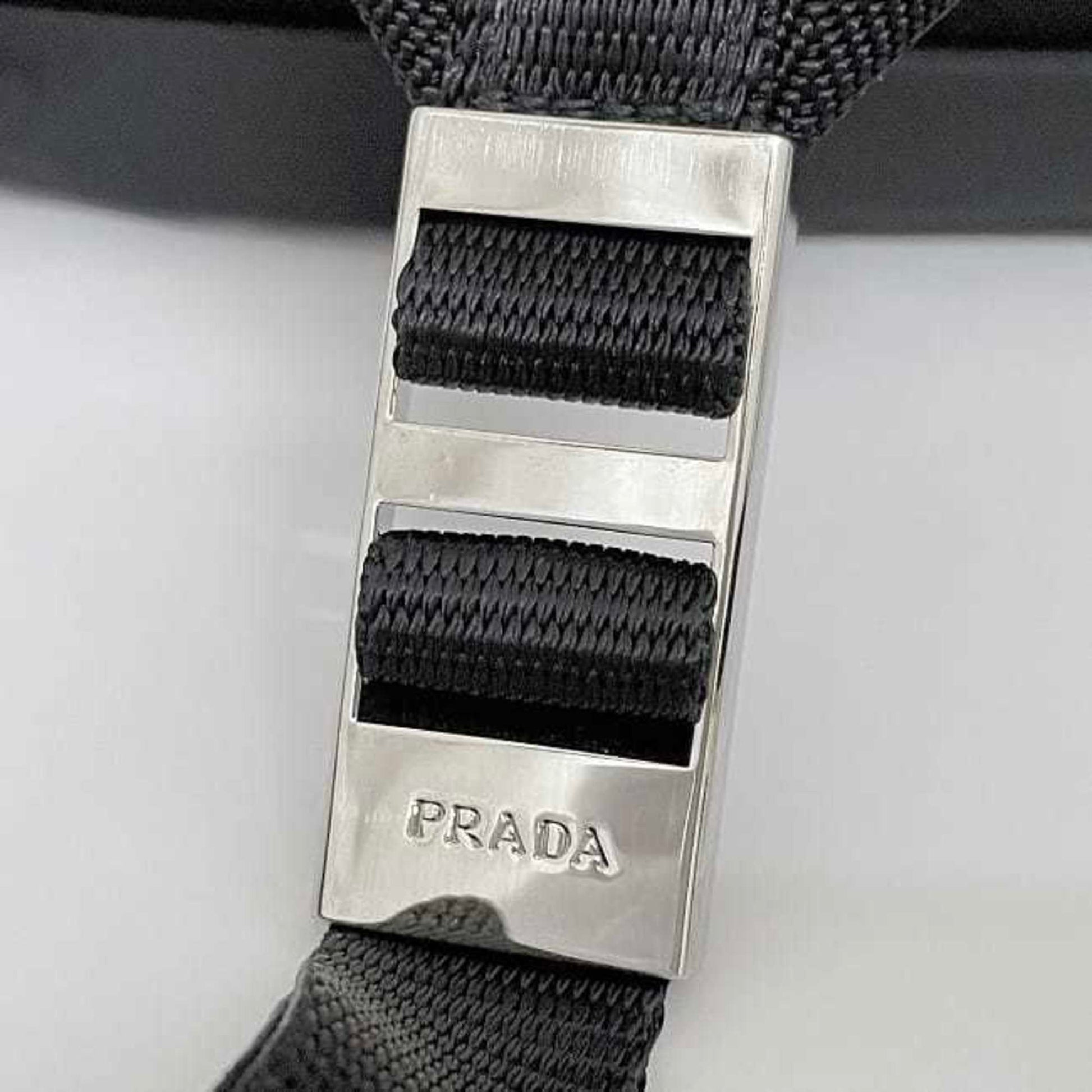 Prada Tessuto, Black, NYLON, backpack