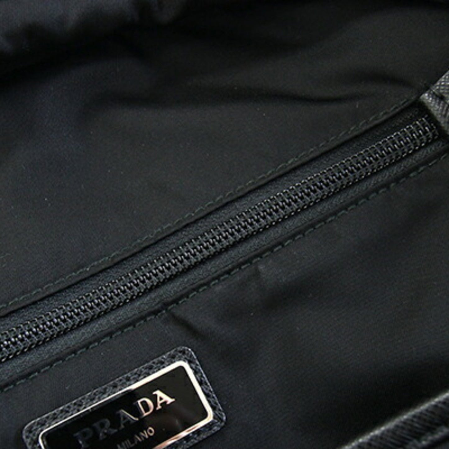 Prada Tessuto, Black, NYLON, backpack