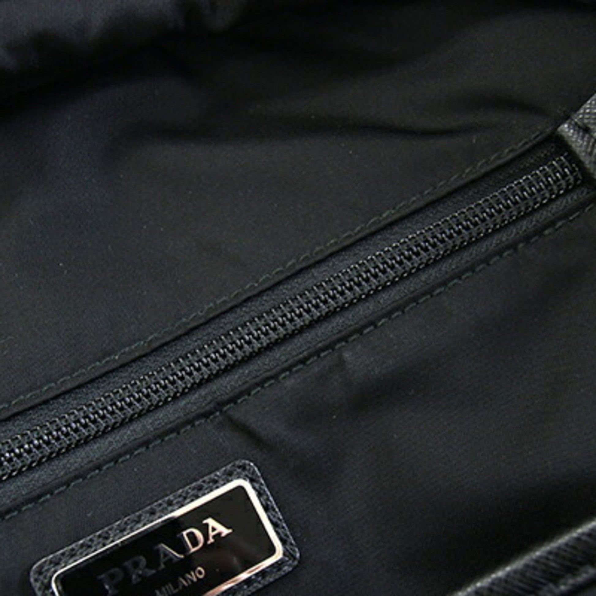 Prada Tessuto, Black, NYLON, backpack