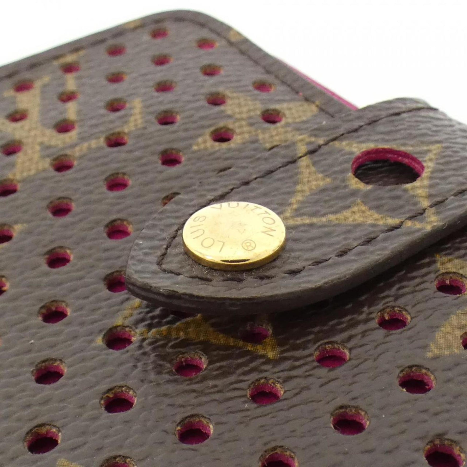 Louis Vuitton Compact zip, Brown, Canvas, wallet