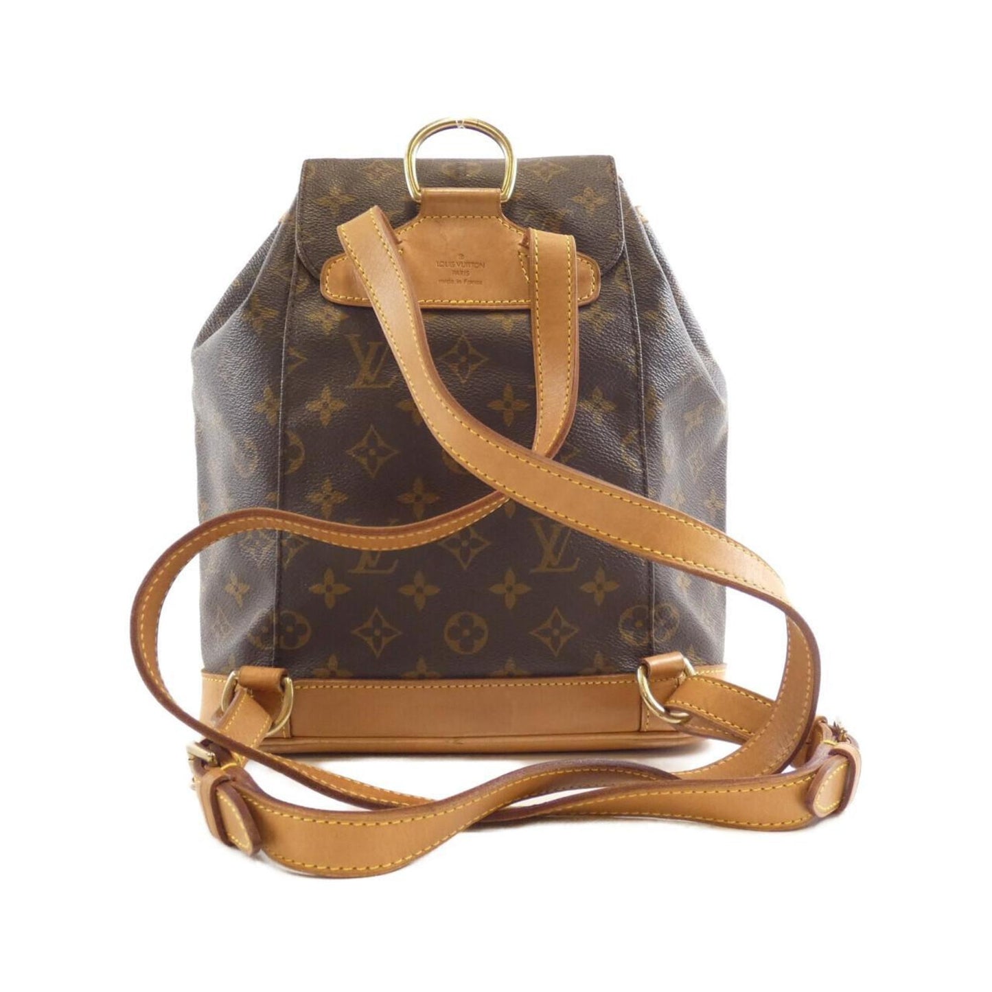 Louis Vuitton Montsouris, Brown, Canvas, backpack