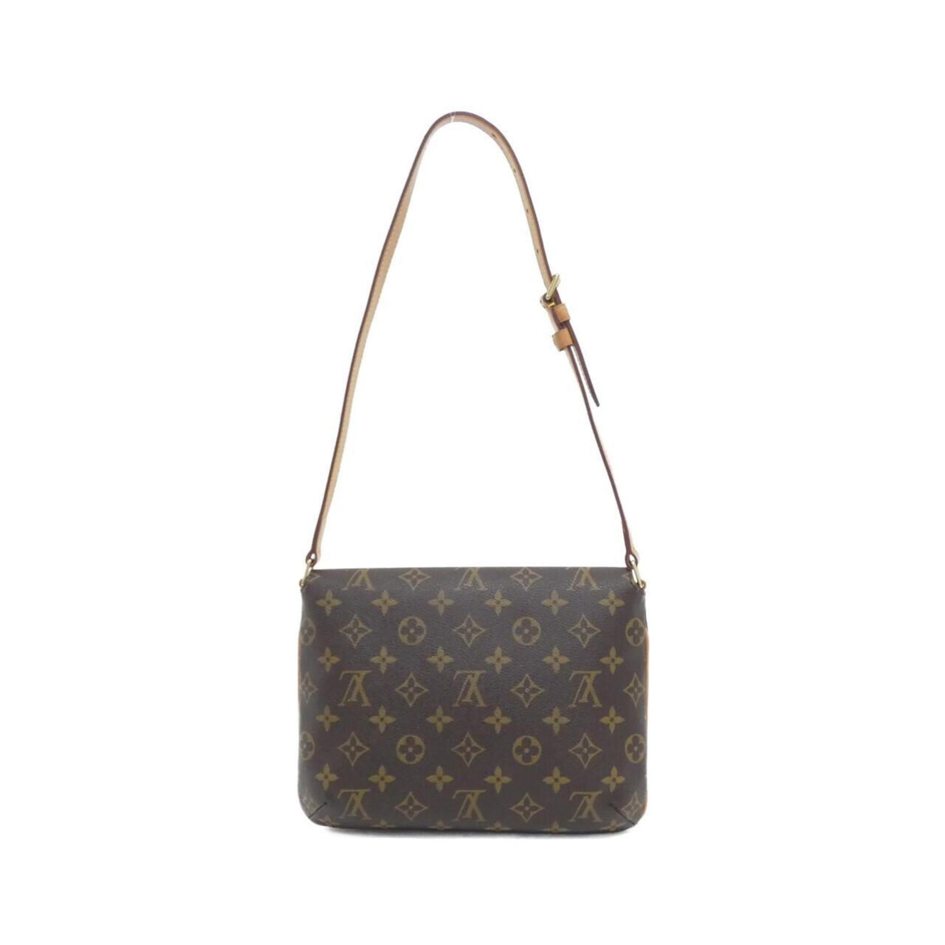 Louis Vuitton Musette Tango, Brown, Canvas, shoulder