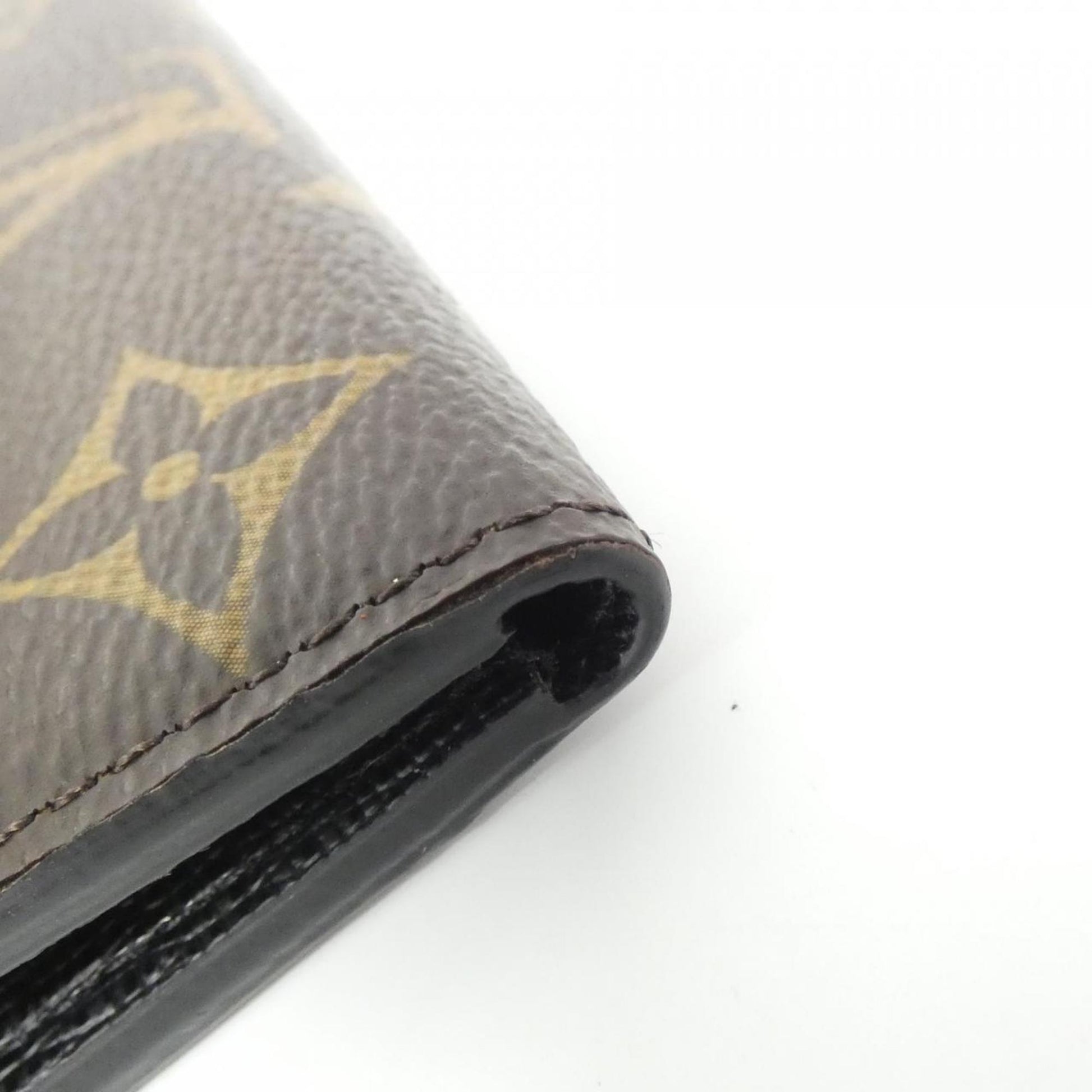Louis Vuitton Emilie, Brown, Canvas, wallet