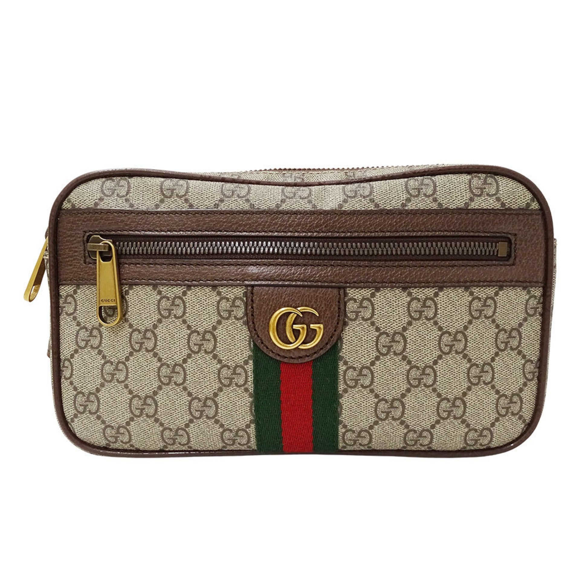 Gucci Ophidia, "BEIGE, BROWN", Canvas, shoulder
