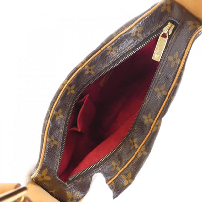 Louis Vuitton Croissant, Brown, Canvas, shoulder