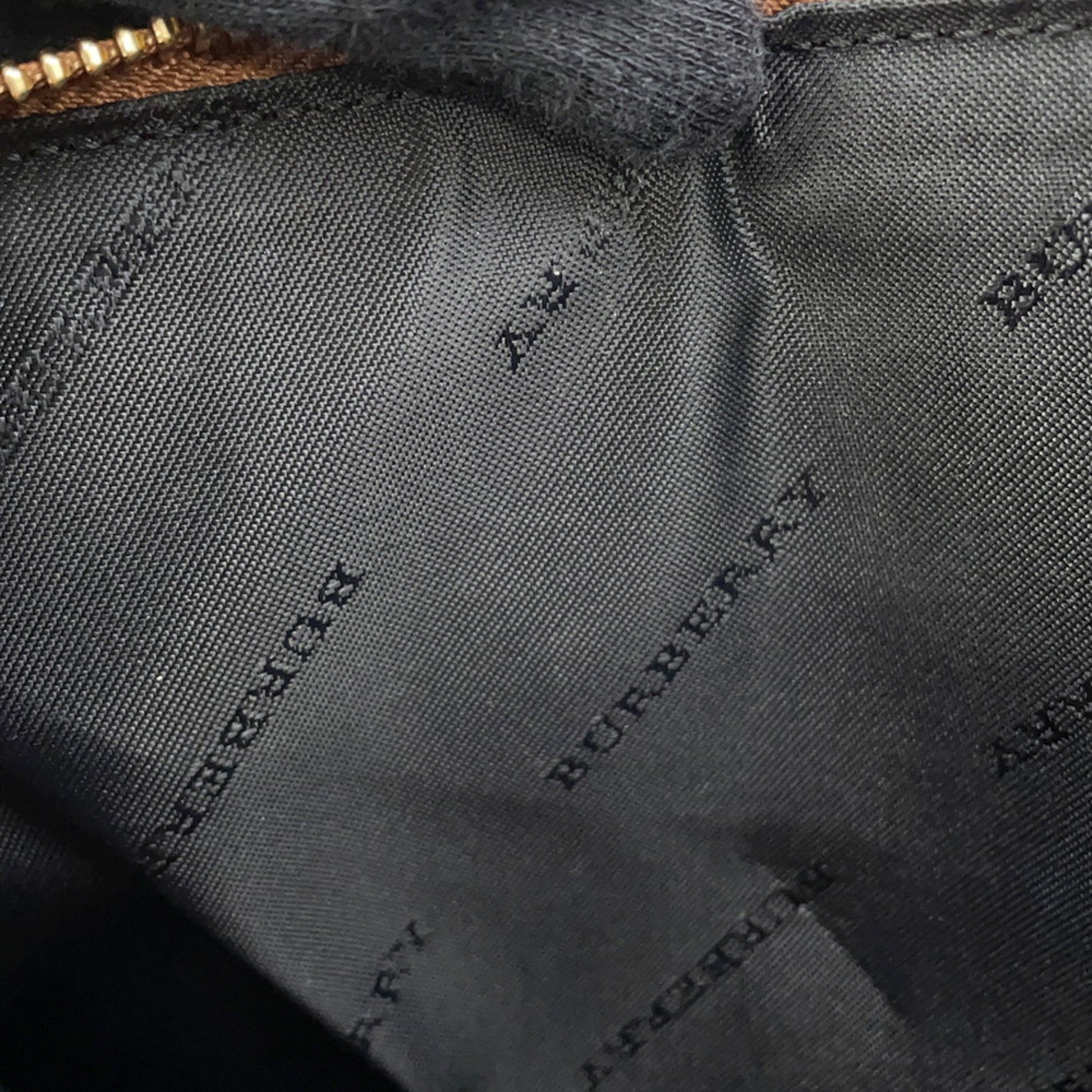 Burberry Haymarket, Beige, Canvas, clutch