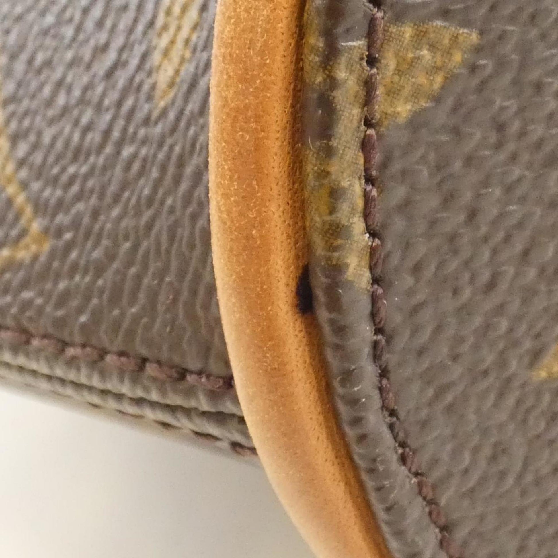Louis Vuitton Ellipse, Brown, Canvas, handbag